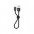 Дата кабель USB 2.0 AM to USB-C 0.25m 3A nylon X35 black HOCO (6931474707451)