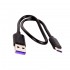 Дата кабель USB 2.0 AM to USB-C 0.3m PVC ColorWay (CW-CBUC059-BK)
