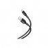Дата кабель USB 2.0 AM to USB-C 1.0m 2.1A Black XO (XO-NB212c-BK)