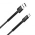Дата кабель USB 2.0 AM to USB-C 1.0m 2.4А black ColorWay (CW-CBUC063-BK)