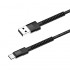 Дата кабель USB 2.0 AM to USB-C 1.0m 2.4А black ColorWay (CW-CBUC063-BK)