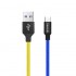 Дата кабель USB 2.0 AM to USB-C 1.0m National ColorWay (CW-CBUC052-BLY)