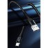 Дата кабель USB 2.0 AM to USB-C 1.0m nylon black ColorWay (CW-CBUC045-BK)