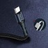 Дата кабель USB 2.0 AM to USB-C 1.0m nylon black ColorWay (CW-CBUC045-BK)