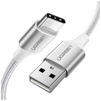 Дата кабель USB 2.0 AM to USB-C 2.0m 3.0A 18W US288 White Ugreen (60133)