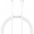Дата кабель USB-C to Lightning 1.0m 20W Superior Series White Baseus (CATLYS-A02)