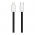 Дата кабель USB-C to Lightning 1.0m 27W black ColorWay (CW-CBPDCL061-BK)