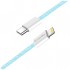 Дата кабель USB-C to Lightning 1.0m 27W blue ColorWay (CW-CBPDCL061-BL)