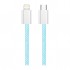 Дата кабель USB-C to Lightning 1.0m 27W blue ColorWay (CW-CBPDCL061-BL)