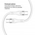 Дата кабель USB-C to USB-C 1.0m (PD Fast Charging 240W) 5А white ColorWay (CW-CBPDCC065-WT)