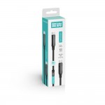 Дата кабель USB-C to USB-C 1.0m (PVC+Aluminum Alloy) (PD Fast Charging 240W) 5А black ColorWay (CW-CBPDCC069-BK)