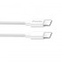 Дата кабель USB-C to USB-C 1.0m 5A 100W white ColorWay (CW-CBPDCC058-WT)