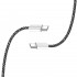 Дата кабель USB-C to USB-C 1.0m 60W 3.0А black ColorWay (CW-CBPDCC061-BK)