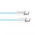 Дата кабель USB-C to USB-C 1.0m 60W 3.0А blue ColorWay (CW-CBPDCC061-BL)
