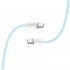 Дата кабель USB-C to USB-C 1.0m 60W 3.0А blue ColorWay (CW-CBPDCC061-BL)