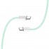 Дата кабель USB-C to USB-C 1.0m 60W 3.0А green ColorWay (CW-CBPDCC061-G)