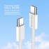 Дата кабель USB-C to USB-C 1.0m 60W 3.0А grey ColorWay (CW-CBPDCC061-GR)