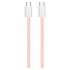 Дата кабель USB-C to USB-C 1.0m 60W 3.0А pink ColorWay (CW-CBPDCC061-P)