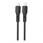 Дата кабель USB-C to USB-C 1.0m NB-Q231B 60W Black XO (NB-Q231B-BK)