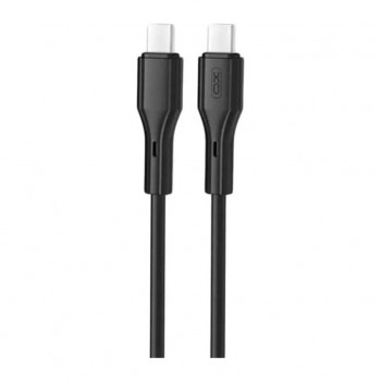 Дата кабель USB-C to USB-C 1.0m NB-Q231B 60W Black XO (NB-Q231B-BK)