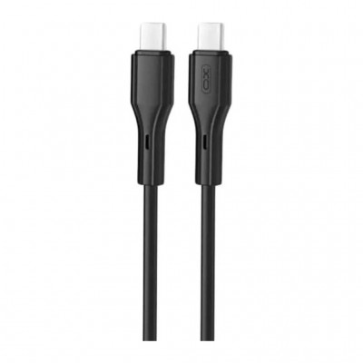 Дата кабель USB-C to USB-C 1.0m NB-Q231B 60W Black XO (NB-Q231B-BK)