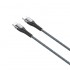 Дата кабель USB-C to USB-C 1.0m PD Fast Charging 65W 3А grey ColorWay (CW-CBPDCC040-GR)