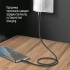 Дата кабель USB-C to USB-C 1.0m PD Fast Charging 65W 3А grey ColorWay (CW-CBPDCC040-GR)