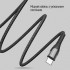 Дата кабель USB-C to USB-C 1.0m PD Fast Charging 65W 3А grey ColorWay (CW-CBPDCC040-GR)