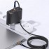 Дата кабель USB-C to USB-C 1.2m 5A 100W transparent head ColorWay (CW-CBPDCC053-BK)
