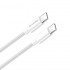 Дата кабель USB-C to USB-C 2.0m 3A 65W white ColorWay (CW-CBPDCC056-WT)