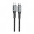 Дата кабель USB-C to USB-C 2.0m CBGPD100WTT2 100W Intaleo (1283126559570)