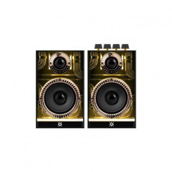 Акустична система 2.0 Defender Futuro, 20Вт Bluetooth/USB/TF/AUX, LED, чорна