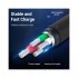 Дата кабель USB 2.0 AM to Micro 5P 0.25m 3.0A (18W) PVC Gray Aluminum Alloy Vention (COAHC)