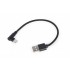 Дата кабель USB 2.0 AM to USB-C 0.2m corner Cablexpert (CC-USB2-AMCML-0.2M)