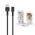 Дата кабель USB 2.0 AM to USB-C 1.0m black XO (NB-Q166-AС.black)
