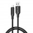Дата кабель USB 2.0 AM to USB-C 1.0m black XO (NB265-AC.black)