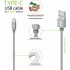 Дата кабель USB 2.0 AM to USB-C 1.0m grey Intaleo (1283126489136)