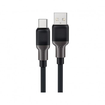 Дата кабель USB 2.0 AM to USB-C 1.2m 3.0A silicone braid Acefast (6974316283126)