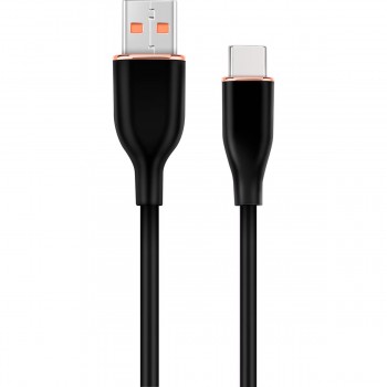 Дата кабель USB 2.0 AM to USB-C 1.5m 2.1A Cablexpert (CC-USB2S-AMCM-1.5M-BK)