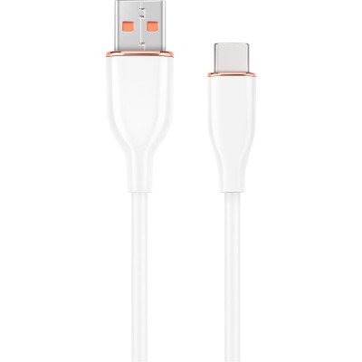 Дата кабель USB 2.0 AM to USB-C 1.5m 2.1A Cablexpert (CC-USB2S-AMCM-1.5M-W)