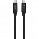 Дата кабель USB-C to USB-C 0.8m USB4 40Gbps 100W Black Belkin (INZ001BT0.8MBK)