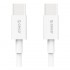 Дата кабель USB-C to USB-C 1.0m 100W Orico (CA913381)