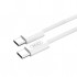 Дата кабель USB-C to USB-C 1.0m 60W White XO (XO-NB-Q259-WH)