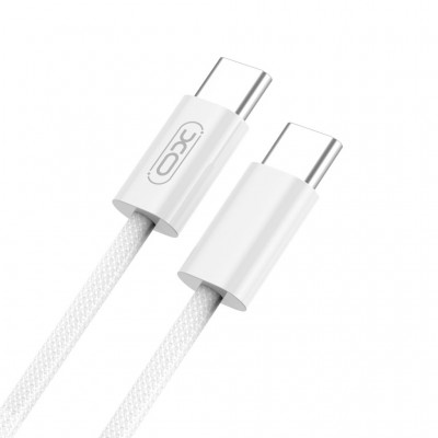Дата кабель USB-C to USB-C 1.0m 60W White XO (XO-NB-Q259-WH)