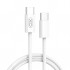 Дата кабель USB-C to USB-C 1.0m 60W White XO (XO-NB-Q259-WH)