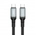 Дата кабель USB-C to USB-C 1.0m XO (NB-Q264B-CC.black)