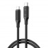 Дата кабель USB-C to USB-C 1.0m XO (NB-Q265B-CC.black)