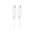Дата кабель USB-C to USB-C 1.2m 3A TPE C3-03 White Acefast (6974316280859)