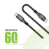 Дата кабель USB-C to USB-C 1.2m CBGPD60WTT1 60W grey Intaleo (1283126518096)