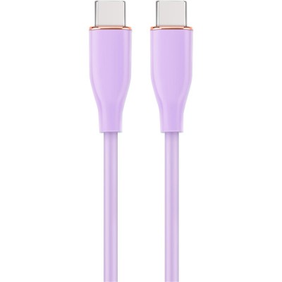 Дата кабель USB-C to USB-C 1.5m 3A Cablexpert (CC-USB2S-CMCM-1.5M-P)
